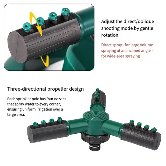 SpinFlow Garden Sprinkler