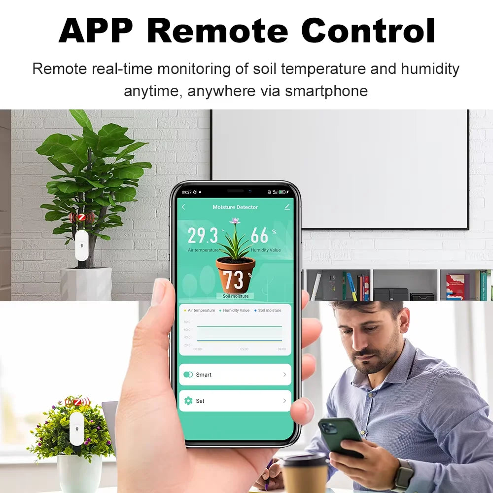 Smart Plant Moisture Meter